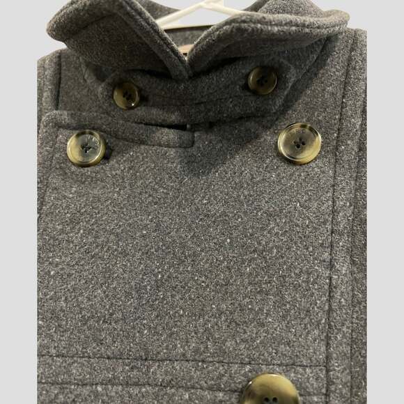 MARC JACOBS Womens Gray Double Breast Peacoat Size M 100% Wool - Picture 6 of 12